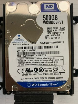 2x Discos Duros WD 500GB SATA