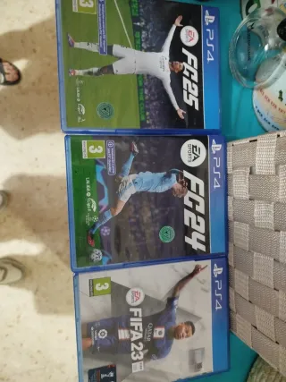 Lote 3 Juegos PS4: FIFA 23, FC 24, FC 25