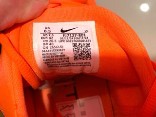 Zapatillas Nike Free Metcon 6 Naranja/Negro