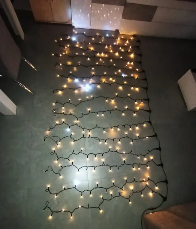 Cortina de luces LED Navidad