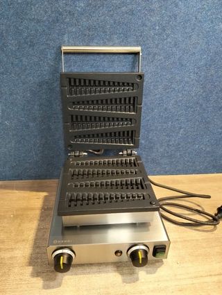 HENDI Gofrera eléctrica, 4 gofres de paleta 