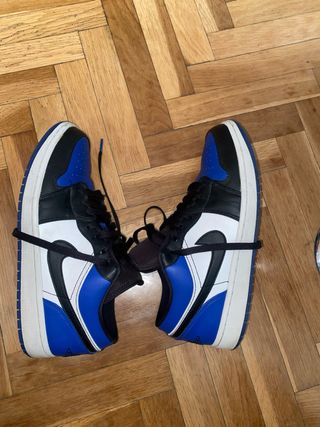Nike Air Jordan 1 Low Azul Negro Talla 44 