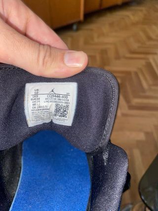 Nike Air Jordan 1 Low Azul Negro Talla 44 