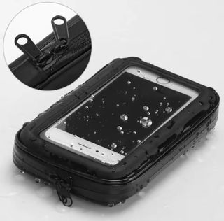 Funda impermeable para móvil en moto/bici 
