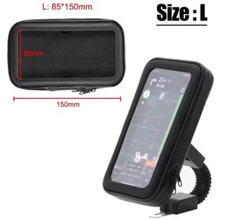 Funda impermeable para móvil en moto/bici 