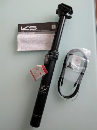 Tija telescópica KS LEV externa 31.6 nueva