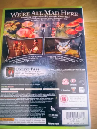 Alice: Madness Returns Xbox 360