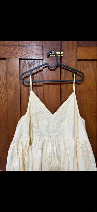 Vestido amarillo mantequilla talla única