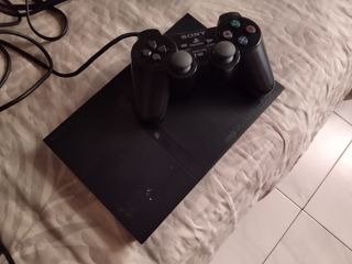 PS2+mando original+memory card 