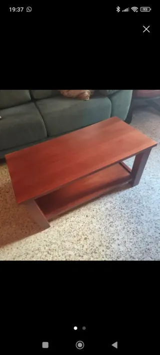 Mesa de centro de madera