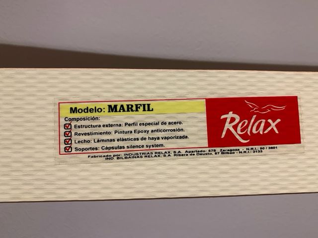 Somier de Madera Flex Body  clasic 2 unidades