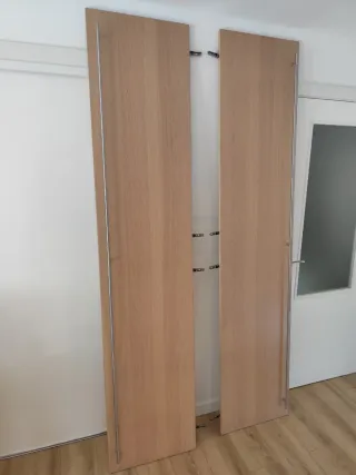 2 Puertas armario Ikea con tiradores largos