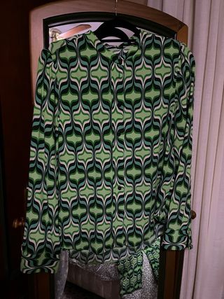 Conjunto Zara Camisa y Pantalón Estampado