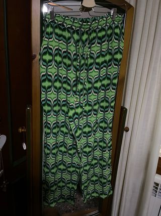 Conjunto Zara Camisa y Pantalón Estampado