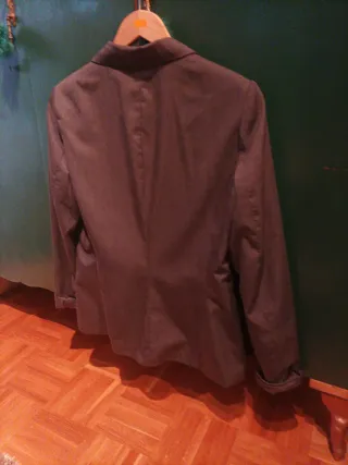 Americana gris mujer