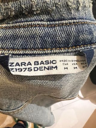 Cazadora vaquera mujer Zara
