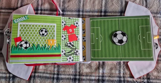 Álbum Scrapbooking Fútbol Personalizado