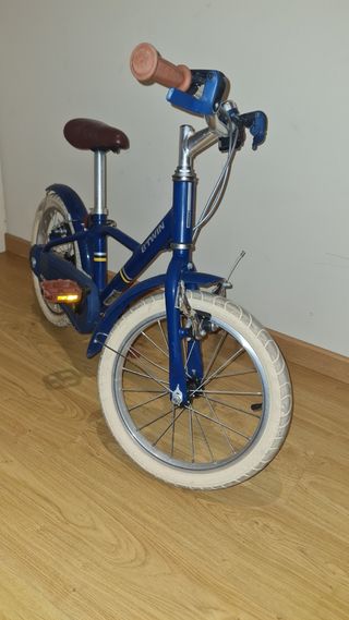 Bicicleta infantil BTWIN ALU 16 azul