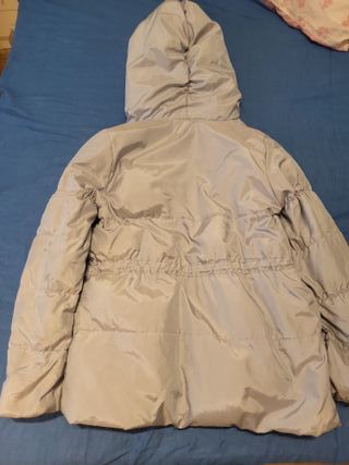 Abrigo niña Zara gris talla 11/12