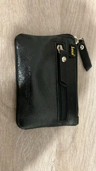 Cartera Lois Piel Vacuno Negra