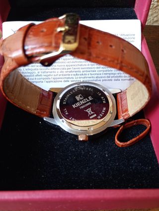 Reloj Kienzle Fase Lunar Oro y Marrón
