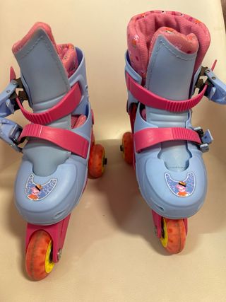 Patines infantiles Peppa Pig con protecciones 