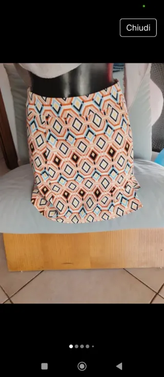 Minigonna vintage Dressing S Made in Italy