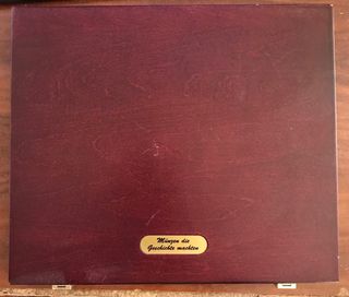 Estuche Terciopelo Madera 12 Huecos + Regalo