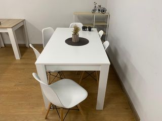  Oferta pack mesa comedor y sillas modernas