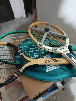 Lote 3 raquetas de tenis/bádminton
