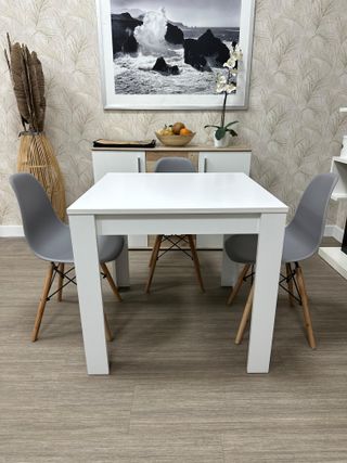 Mesa Comedor Nueva 80cm Oferta 4 Sillas
