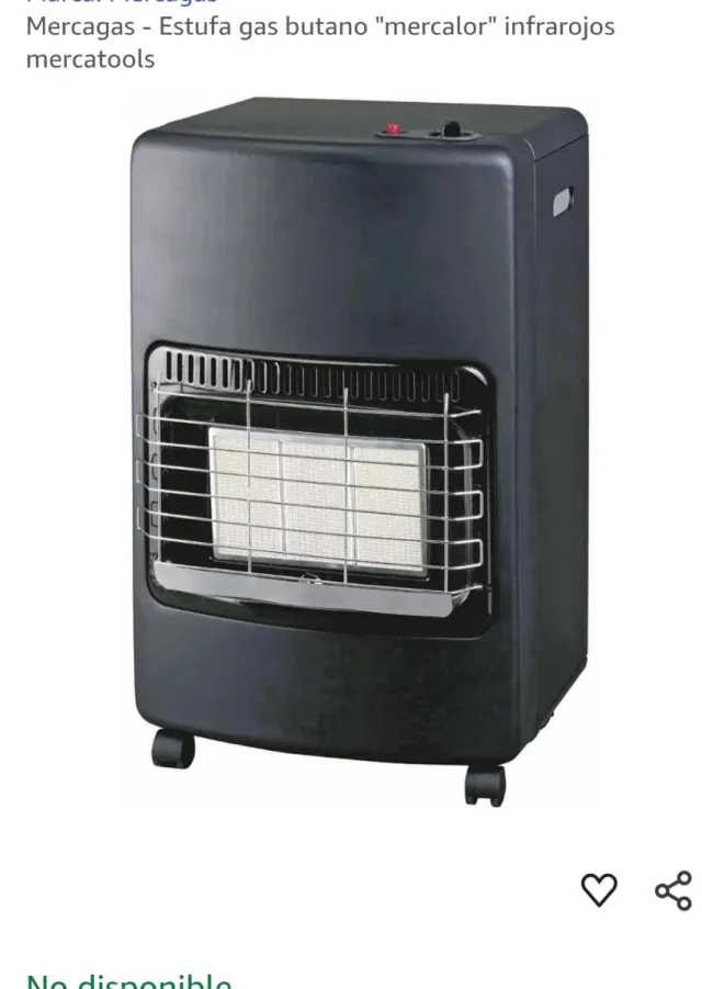 Estufa gas Mercagas infrarrojos