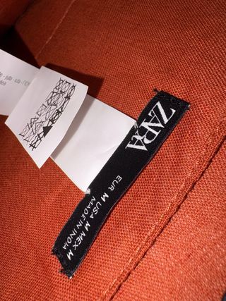 Bolso Zara Semiluna Flecos Madera