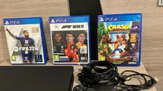 PS4 (PlayStation 4) 1TB Negra + 3 Juegos