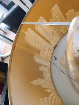 2 Lámparas de techo diseño ciudad plateada