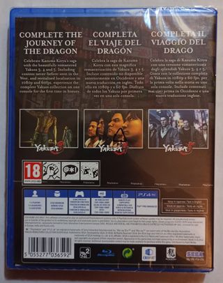Yakuza Remastered Collection PS4 precintado ES