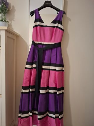 Vestido Matilde Cano Fiesta Rayas