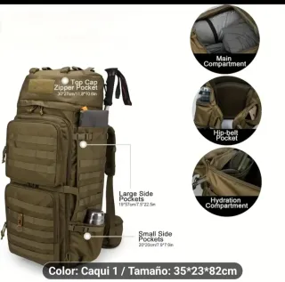 Mochila Táctica Viaje Aventura