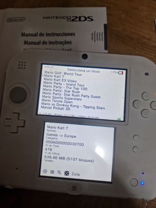 Nintendo 2DS Super Mario Bros Ed. 5340 JUEGOS