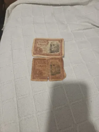 Billete antiguo Banco de España 1 UNA
Del año 1953