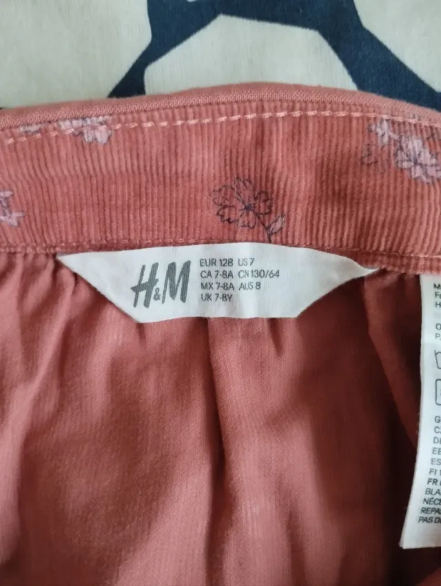 Peto pana fina con falda de volante H&M. Talla 128