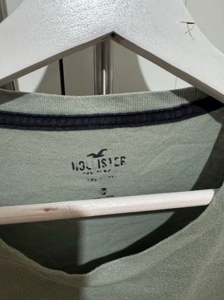 Camiseta Hollister Verde Talla S