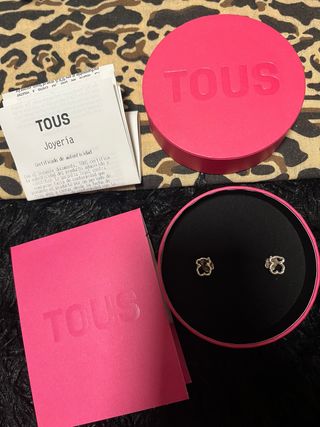 Pendientes Tous Oso Plata