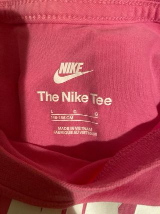 Camiseta Nike Niña Rosa