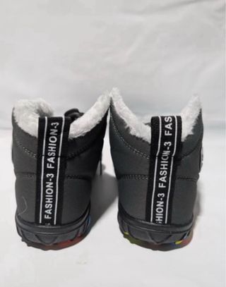 Scarpe imbottite nere multicolore