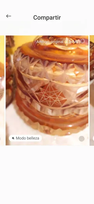 Juego de tocador de cristal ámbar