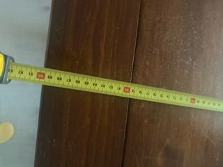 Mesa de comedor de madera 140x90 extensible