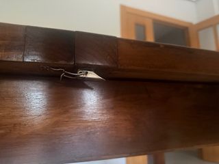 Mesa de comedor de madera 140x90 extensible