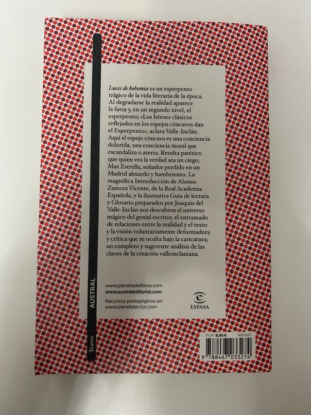 Luces de Bohemia: Esperpento. Edición de Alonso...