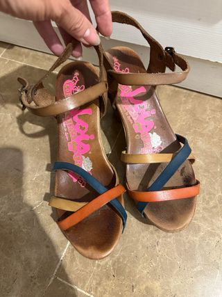 Sandalias multicolor